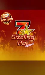 Sizzling Hot Deluxe Top Spin Max RTP Logo